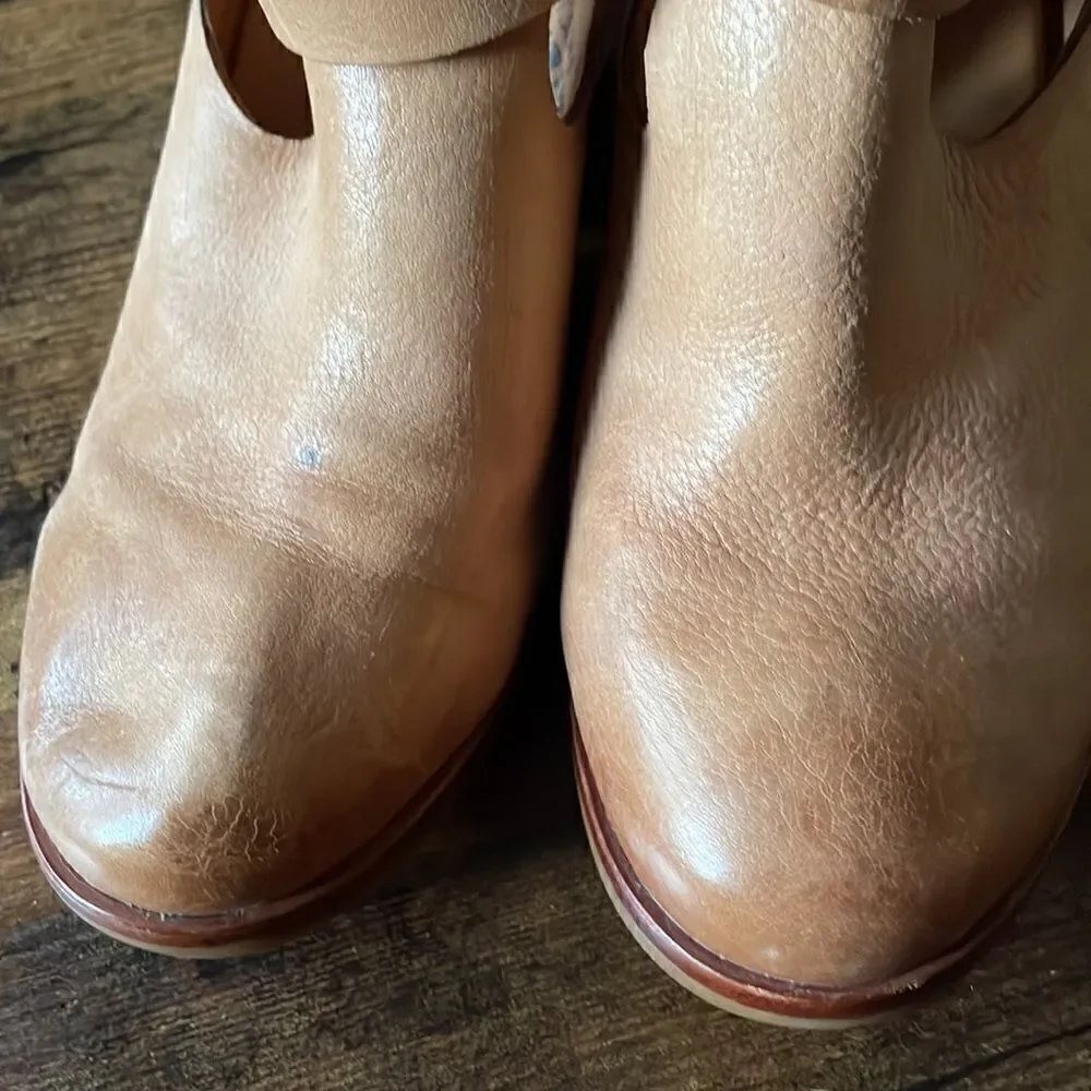 Korkease Leather Womens Stina Booties  in Cachmere Size 7.5